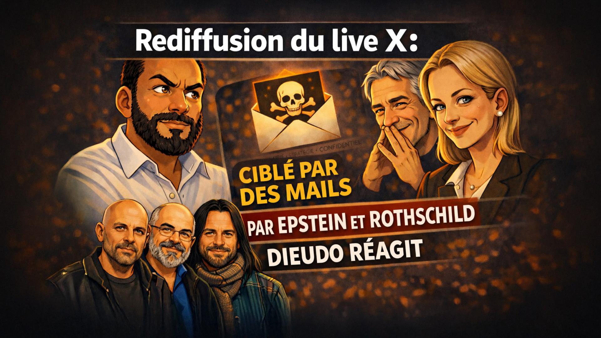 Rediffusion du live : Mail Epstein / Rothschild Dieudonné