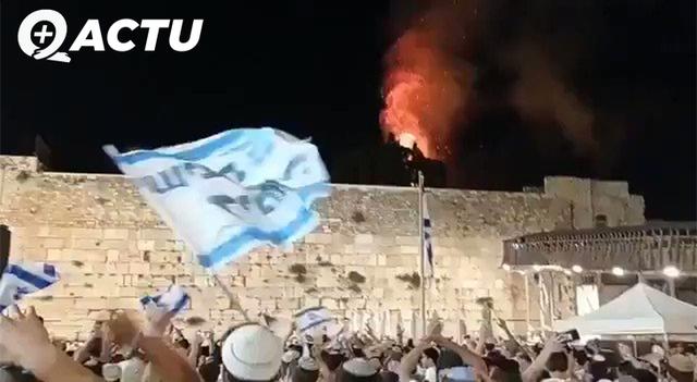 Des israéliens fêtent la mort des palestiniens ?