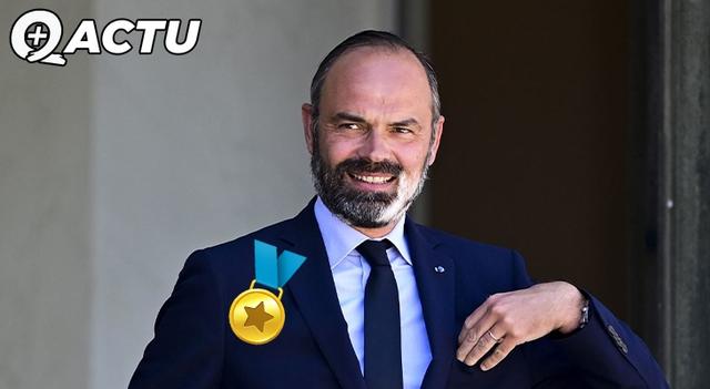 Une médaille d'honneur pour Edouard Philippe