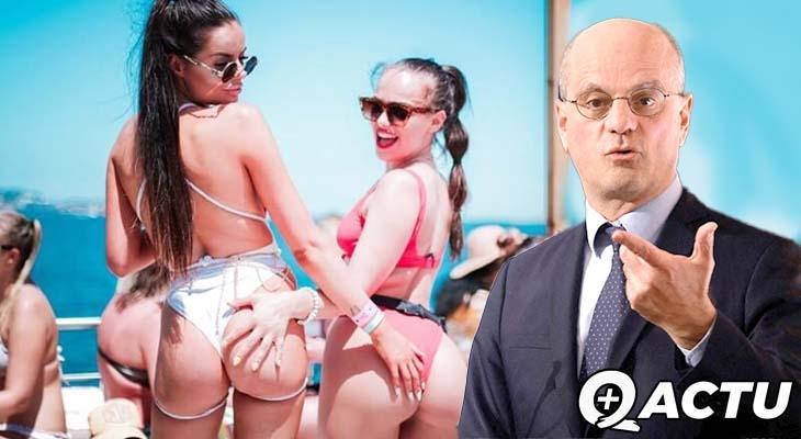 Protocole sanitaire à l'école : Blanquer l'a validé depuis Ibiza ?